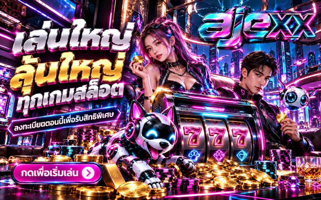 ajexx สล็อตออนไลน์ เล่นใหญ่ ลุ้นใหญ่ ลงทะเบียนรับสิทธิพิเศษ